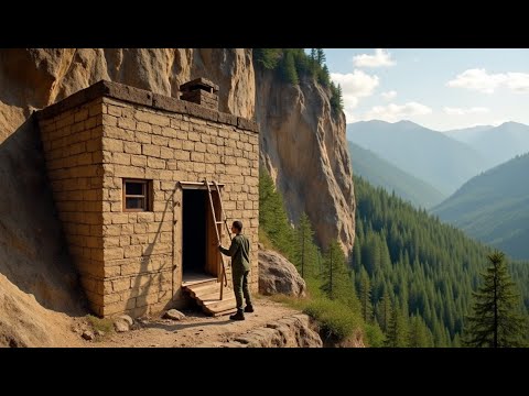 Cliffside Survival Shelter – The Result of 90 Days of Hard Work