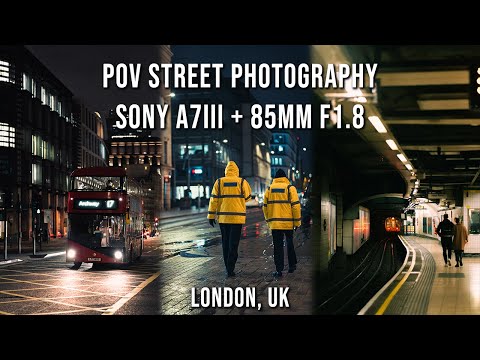 London Night POV Street Photography | City of London - [SONY A7III + 85mm F1.8]