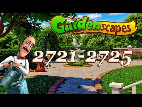 GardenScapes level 2721, 2722, 2723, 2724, 2725