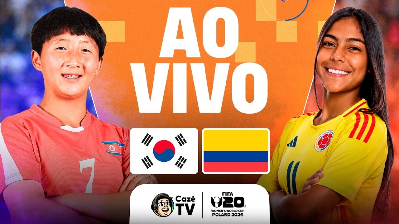 JOGO COMPLETO:  COREIA DO NORTE X COLÔMBIA | COPA DO MUNDO FEMININA SUB-20 FIFA 2026 | SEMIFINAL