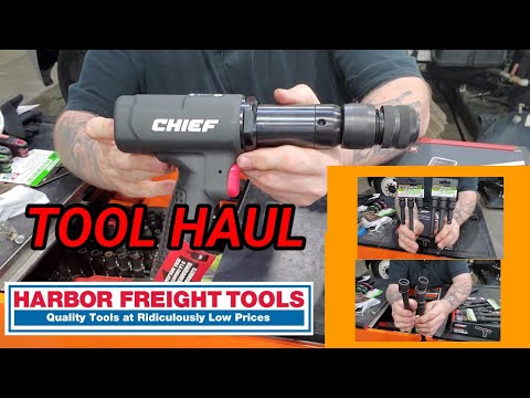 Harbor Freight Tool Haul - Air Hammer - Wobble Impact Extensions and more