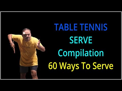 Table Tennis SERVE Compilation