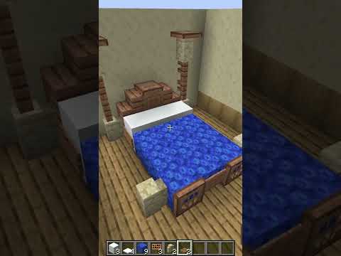 Ribbit - Minecraft 1.19: Beach House Bed Build 🏖️#shorts