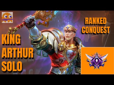 THE LONGEST FIGHTS! THIS GOD IS TOTALLY INSANE | King Arthur Solo - SMITE Ranked Conquest