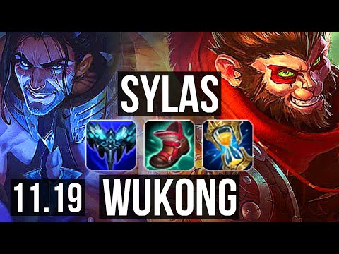 SYLAS vs WUKONG (TOP) (DEFEAT) | 6 solo kills, 700+ games, 900K mastery | EUW Master | v11.19