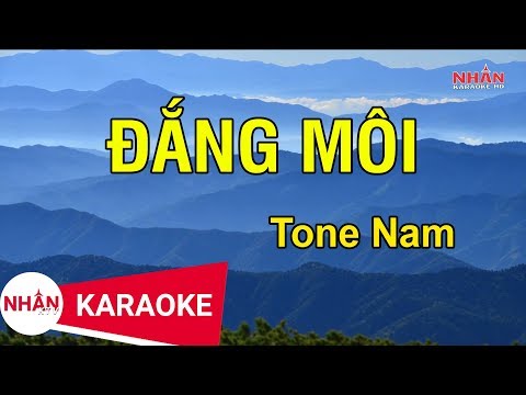 Karaoke Đắng Môi Tone Nam | Nhan KTV