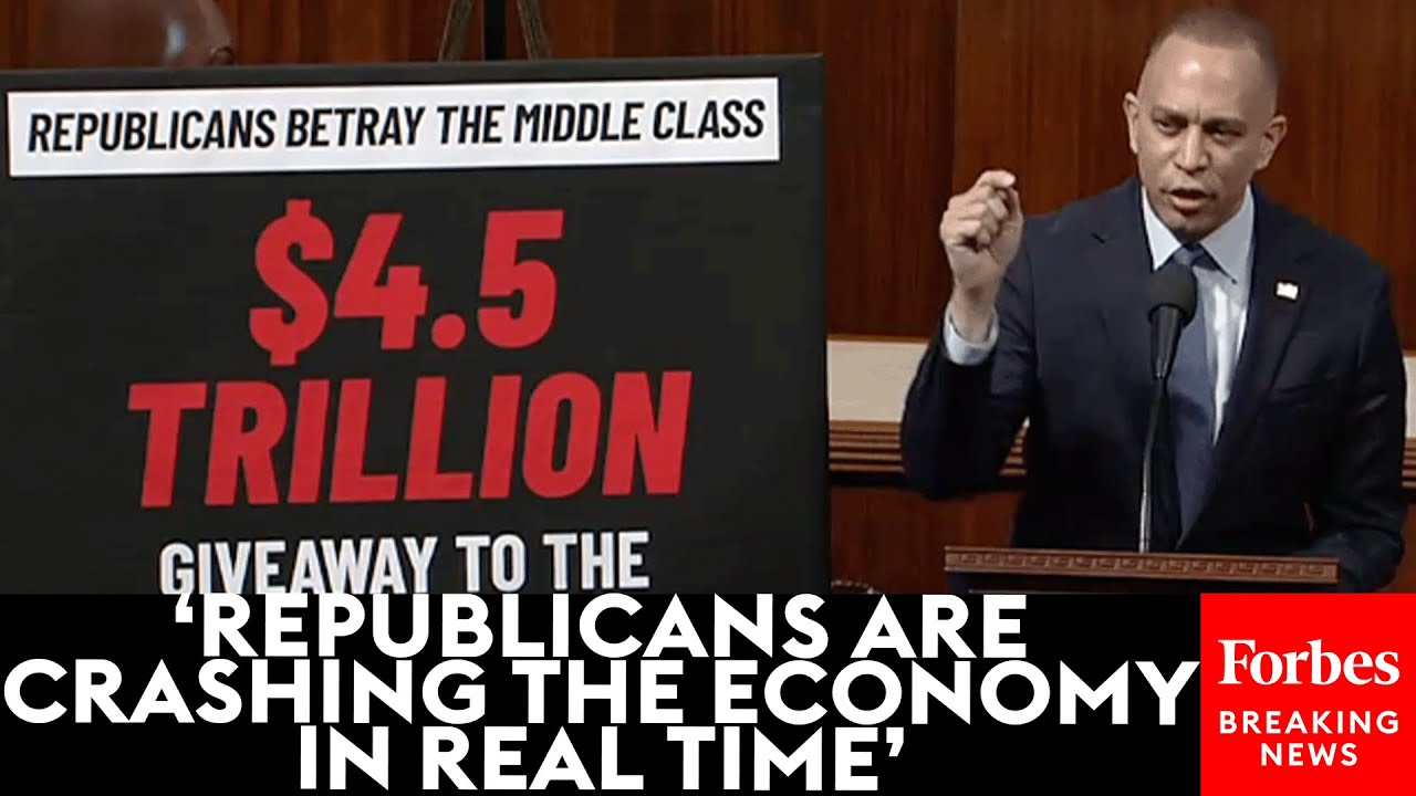 BREAKING: Hakeem Jeffries Rails Against GOP's Budget Proposal On The House Floor