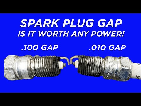 JUNKYARD LS PLUG GAP TEST. DOES MORE GAP EQUAL MORE POWER? HOW MUCH SHOULD I RUN? .010 VS .100 GAP