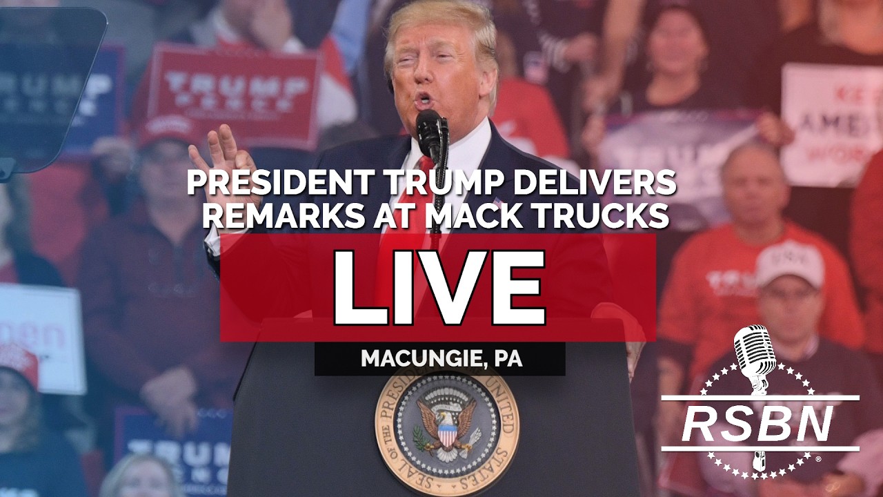 LIVE: President Trump Delivers Remarks at Mack Trucks in Macungie, PA - 06/23/26