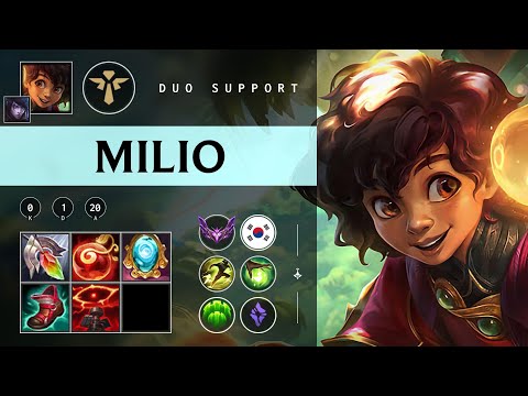 Milio Support vs Nautilus - KR Master Patch 25.22
