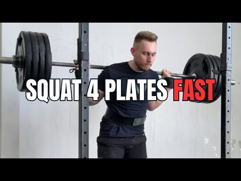 This is how you squat 4 plates (step by step)