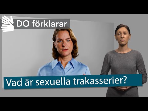 Vad är sexuella trakasserier?