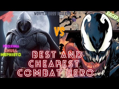WHO IS THE BEST AND CHEAPEST COMBAT DAMAGE DEALER?VENOM VS MOONKNIGHT -WBU WBL | Marvel Future Fight