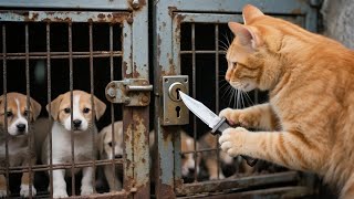 Mom Cat Chases Trafficked Puppies Truck 🚚Saves & Gives Cozy Home! | Heartwarming Tales Collection