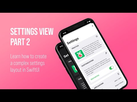 Let’s create an outstanding Settings View with SwiftUI in Xcode - Part 9