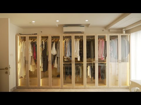 @TheOfficialJacquelineFernandez  Dream Walk-In Closet Tour | Designed by Inque