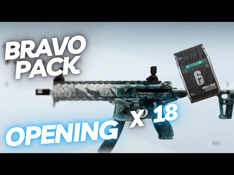 Opening 18 Bravo Packs in Rainbow Six Siege... | Operation Commanding Force