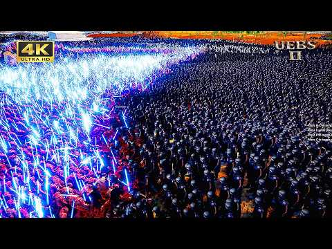 6,220,174 NAZI-CREATED ZOMBIES VS 40,000 JEDI | EPIC WW2 TRENCH BATTLE | UEBS 2