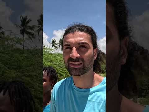 Kids Show Me Deserted Haiti Beach !🇭🇹 #haiti #travel #beach