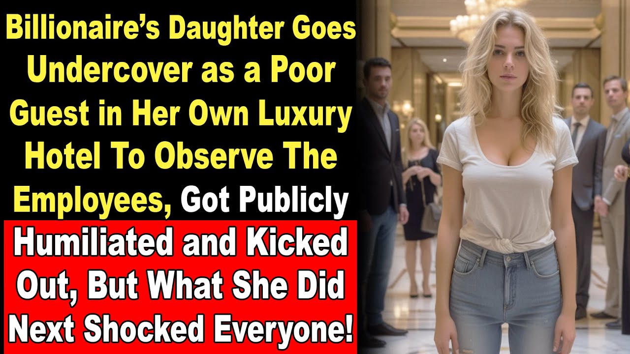 She Was Thrown Out of Her Own Luxury Hotel, What She Did Next Left Everyone Speechless!