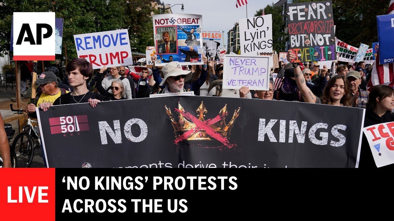 Nationwide 'No Kings' Protests Erupt Across US Against President Trump's Administration