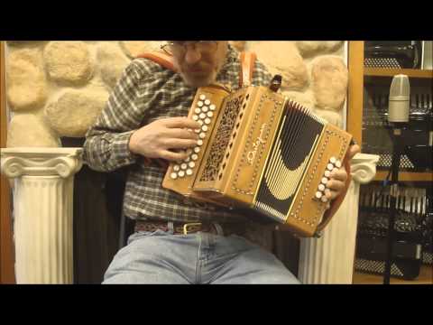 CASTBENADGCW - NEW Castagnari Benny Diatonic Button Accordion ADG La MM 33 12 $3999