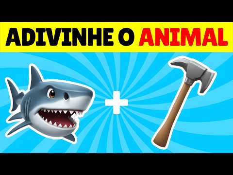 Adivinhe o Animal pelos Emojis 🐯🦒 Você Consegue Acertar Todos? | Quiz de Emojis | Quiz Espacial