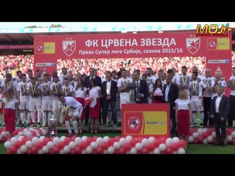 Ceremonija dodele pehara.  27  TITULA   Crvena zvezda - Radnički Niš 2:0