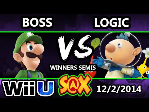 S@X - VGBC | Logic (Diddy, Alph) Vs. Boss (Luigi) SSB4 Winners Semis - smash For Wii U