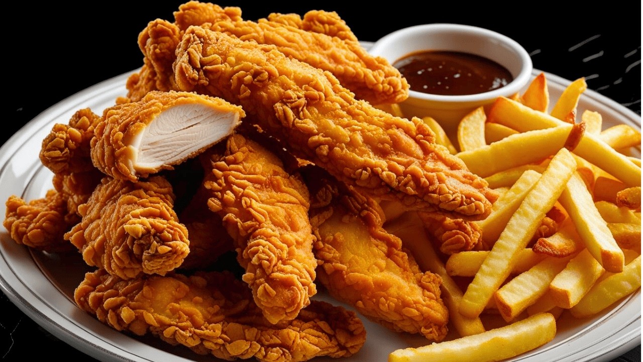 Homemade Crispy Chicken Strips by Savor — recipe photo