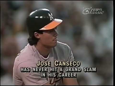 Jose Canseco - Grand Slam -  World Series 1988 -  Game 1 60FPS
