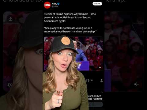 Trump Exposes Terrible Anti-2A Stances by Harris #2ndamendment #shortsfeed #shortsvideo #shorts Thumbnail