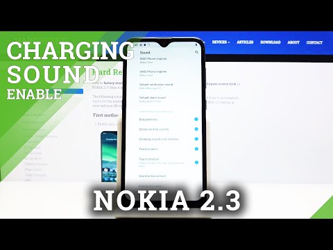 How to Check Charging Sound in NOKIA 2.3 – Turn Off / On Charging Sound