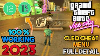 HOW TO INSTALL CLEO MENU IN CHEATS || GTA VICE CITY ANDROID IN MOBILE CLEO MOD 2023 GTA VC cheats