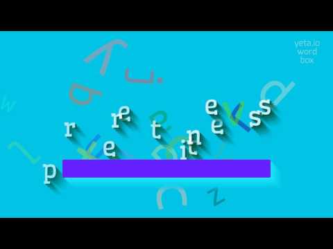 PRETERITENESS - HOW TO PRONOUNCE PRETERITENESS?
