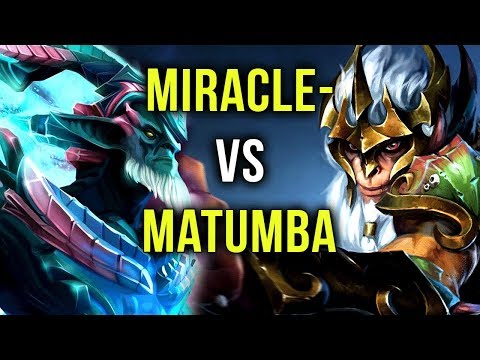 Intense Team Liquid Battle - Miracle- Leshrac vs Matumbaman Monkey King - Carry Battle Dota 2