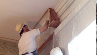 New plaster moulding