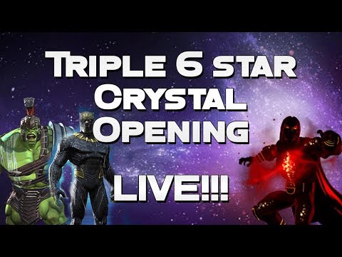 Triple 6 star Crystal Opening - Marvel Contest Of Champions