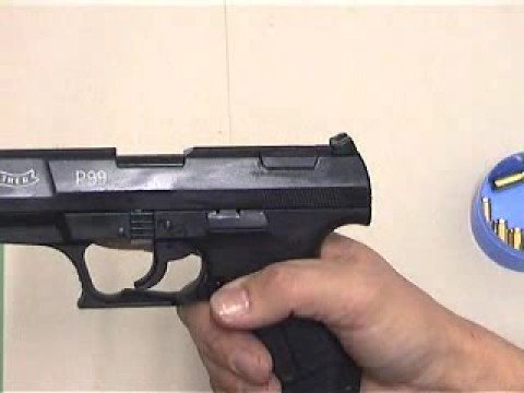 Walther P99 Gaspistole laden und entladen