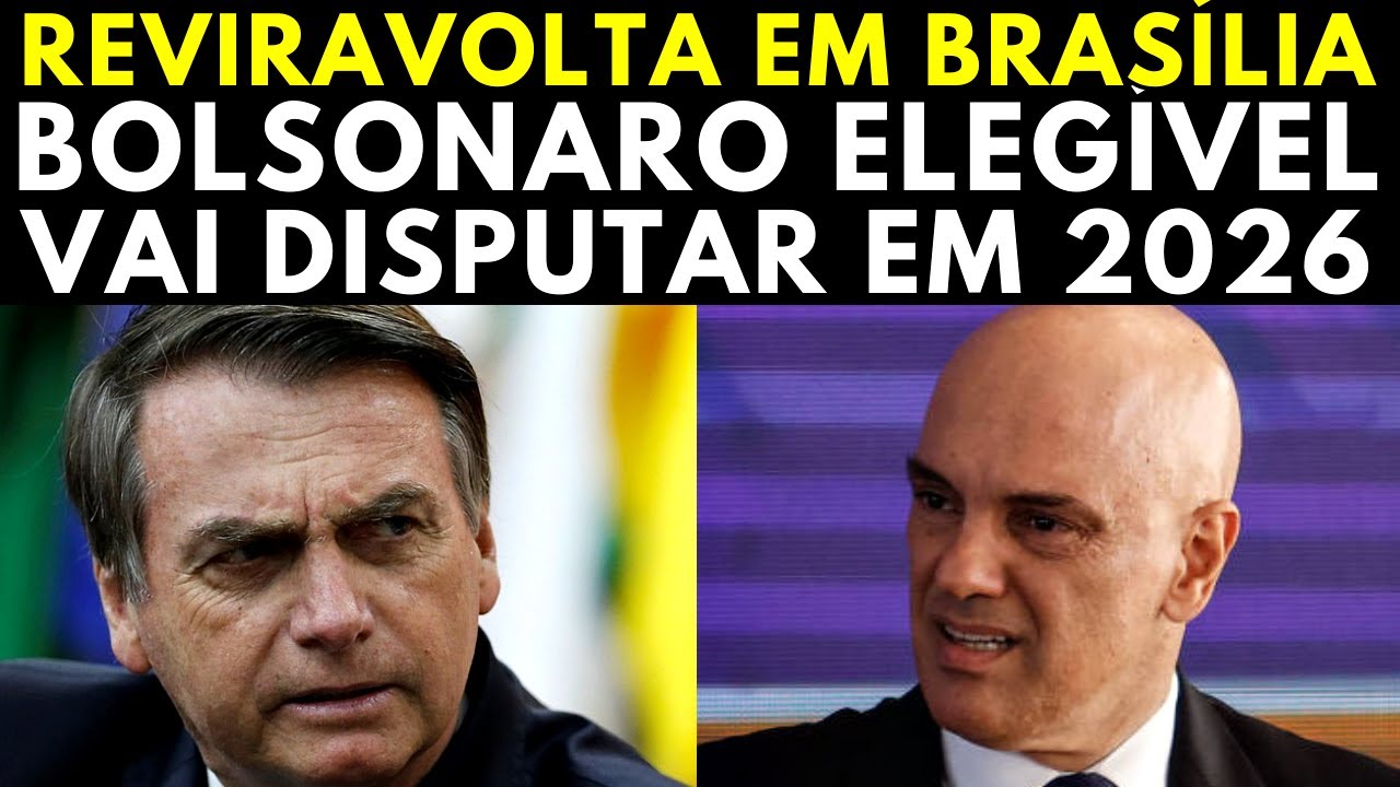 REVIRAVOLTA! BOLSONARO CANDIDATO EM 2026 - JUSTIÇA COM BRECHA BENEFICIA RÉU! EDUARDO BOLSONARO