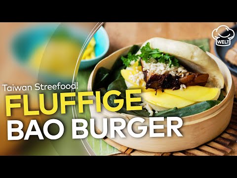 BAO BURGER: Fluffig trifft würzig! Taiwanesisches Street-Food ganz einfach Zuhause! | WELT Rezept