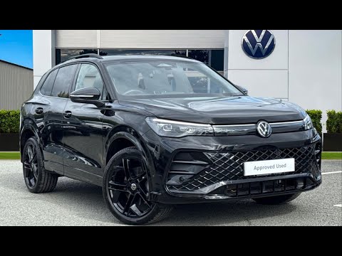 Approved Used Volkswagen Tiguan R-Line 1.5 TSI eHybrid 272PS in Black | ML74VOA | Wrexham Volkswagen