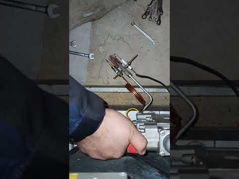 Thermoelement Zündung an einer Gasheizung