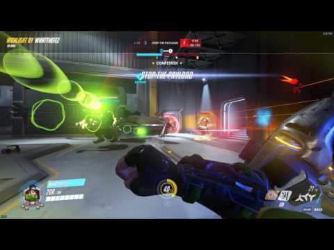 Deflect Swift strike triple kill (Genji highlight)