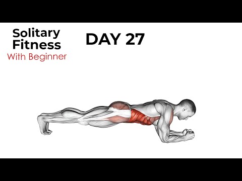 Challenge! I do the plank for 5 minutes every day for a month. Day 27
