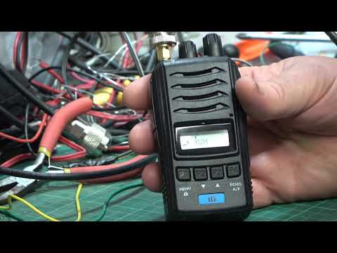 TTI TCB-H100 UK CE-MultiNorm CB radio (handheld) - On The Air Test