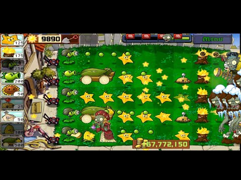 Plants vs Zombies Battlez - Repeater Fire vs Snow Pea, Gatling Pea vs Zombies