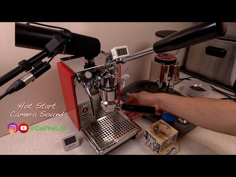 Hot Start Sound of Olympia Cremina SL Spring Lever Espresso Machine