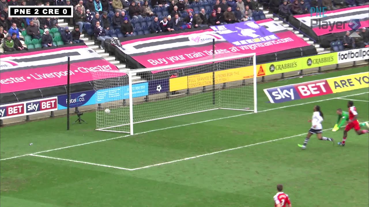 PNE 5 Crewe Alexandra 1, Sat 14th Mar 2015, Sky Be...