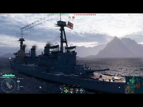 World Of Warships Ranked Battle HMS Indefatigable (UHD) Battle 4
